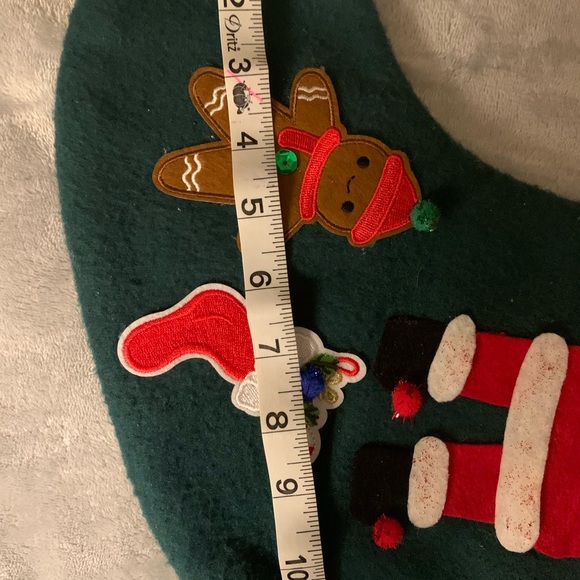 Vintage Velvet 3D Handmade Christmas Stocking - Picture 7 of 7